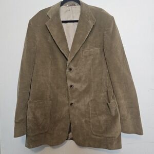 Stafford Men's Corduroy Sport Coat Classic Dark Academia Preppy Style 46XL